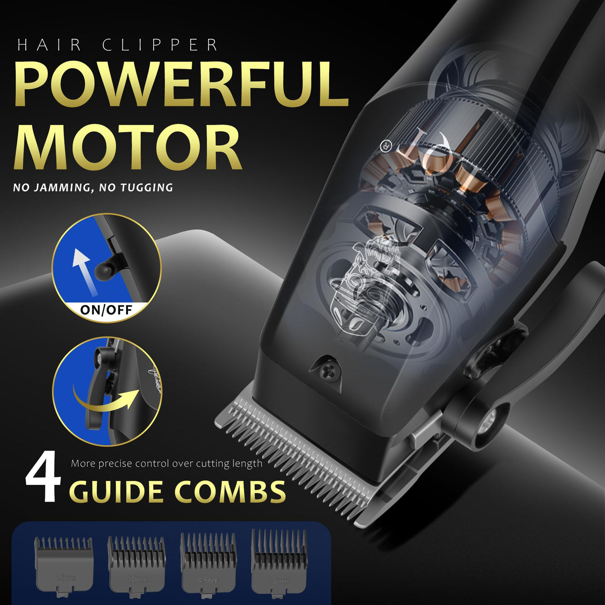 T-shaped beard trimmer included in LQT grooming kit
