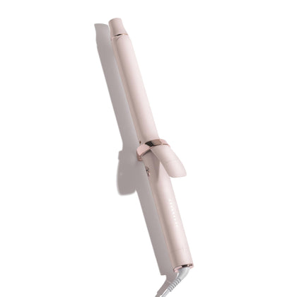 T3 SinglePass Curl X curling iron front view with extra-long barrel