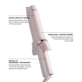 T3 SinglePass Curl X curling iron with digital display