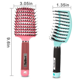 TaiBest hair brush set displayed with textured grip
