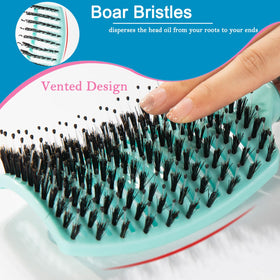 TaiBest hair brushes stored using handle hole and magnet