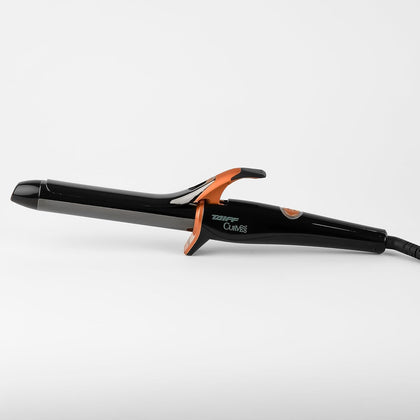 TAIFF Curves Professional Black Titanium Curling Iron front view