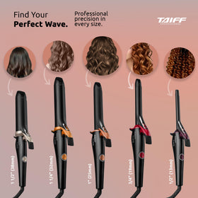 TAIFF Curves Professional Curling Iron heat-resistant tip