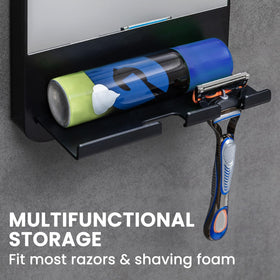 TAILI Shower Mirror with protective film being removed