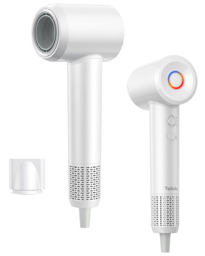 Tailulu Hair Dryer front view with ergonomic design