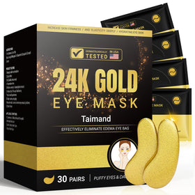 Taimand Under Eye Patches 24K Gold front view packaging