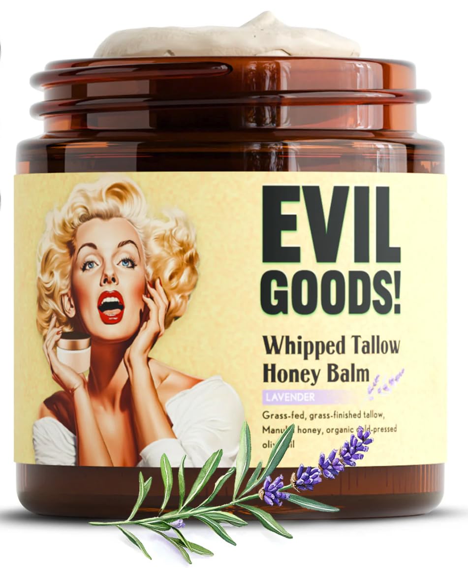 TALLOW BODY BALM Whipped Beef Tallow and Honey Moisturizer front view