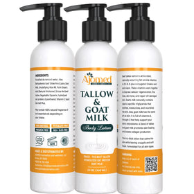 Tallow & Goat Milk Body Lotion 8 OZ back view