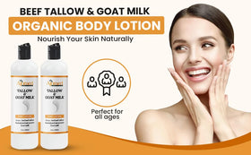 Tallow & Goat Milk Body Lotion texture close-up