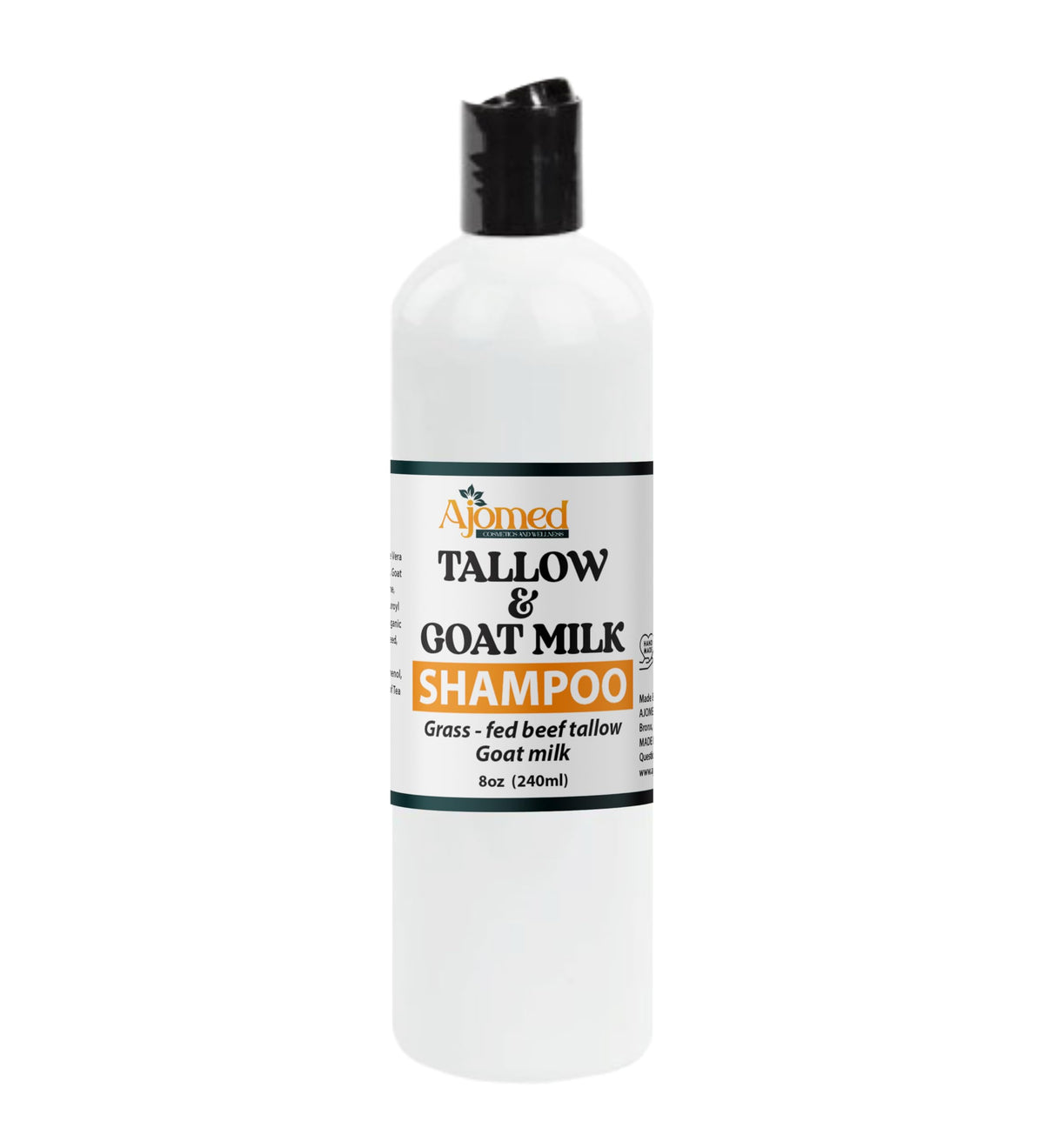 Tallow & Goat Milk Shampoo with sea moss and goat milk ingredients