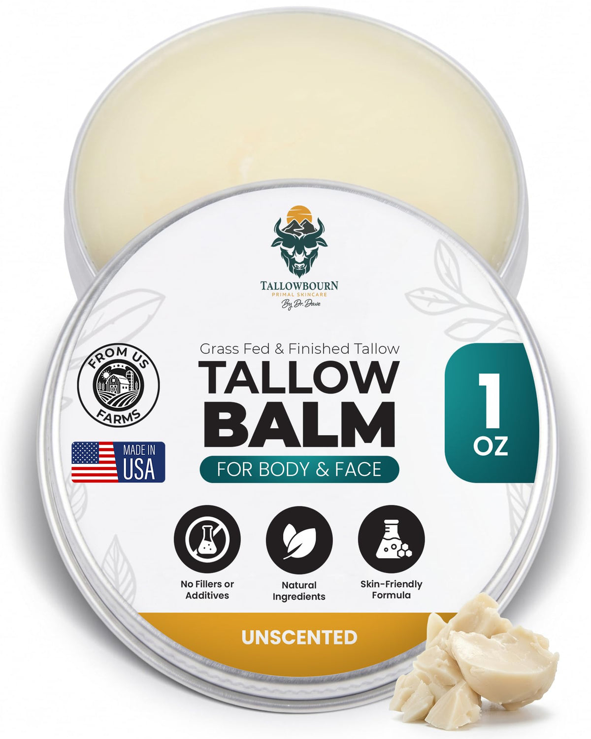 Tallowbourn Tallow Balm 50g front view packaging