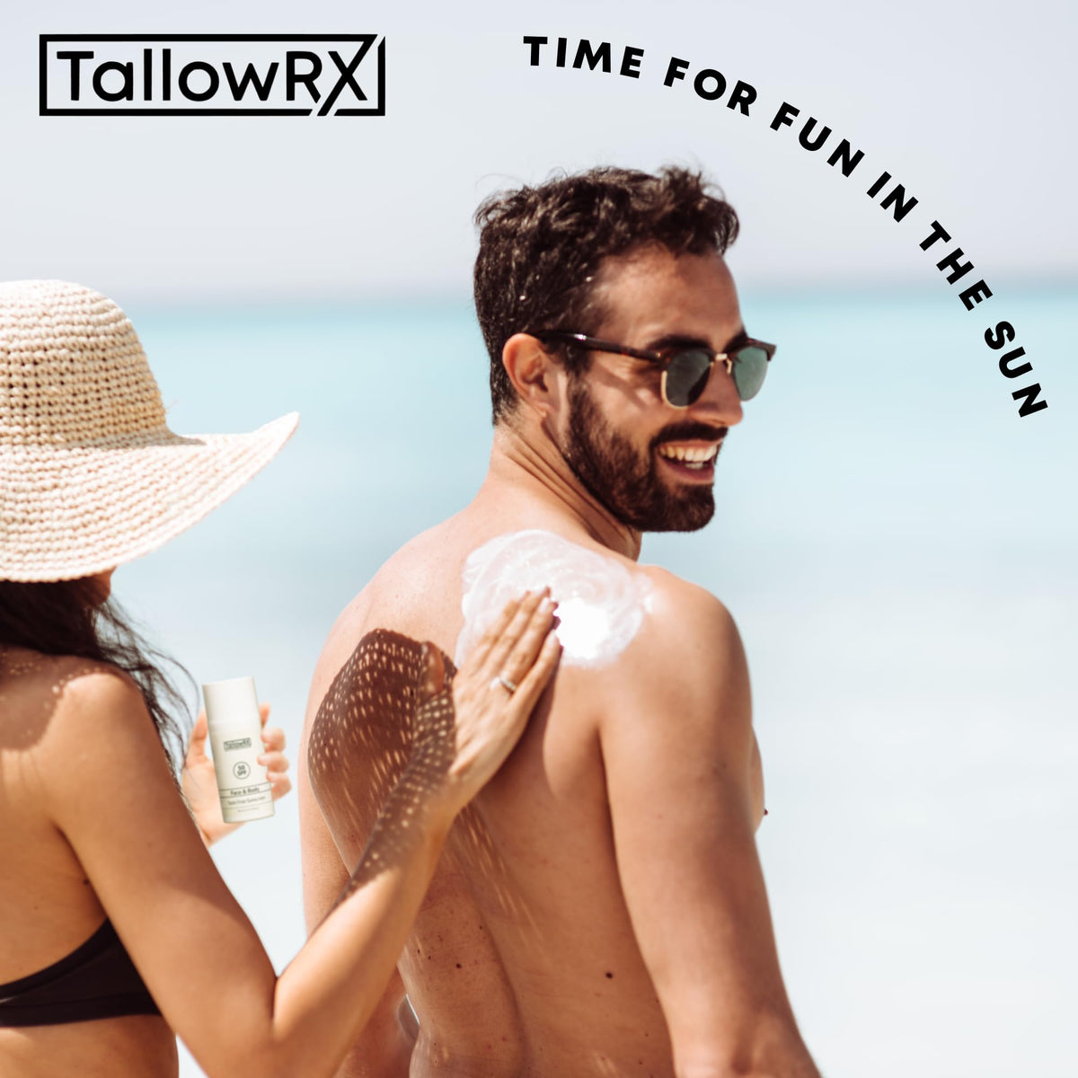 TALLOWRX Tallow Sunscreen SPF 50 lifestyle use outdoors