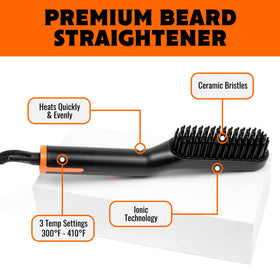 TAME THE WILD heated comb with ceramic bristles