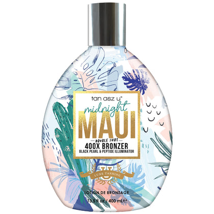 Tan Asz U Midnight Maui 400X Bronzer Indoor Tanning Lotion front view