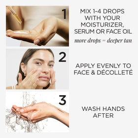 TAN-LUXE The Face Self Tan Drops lifestyle use