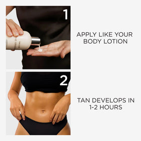 TAN-LUXE The Gradual Tan Lotion 8.45 Fl. Oz close-up of bottle