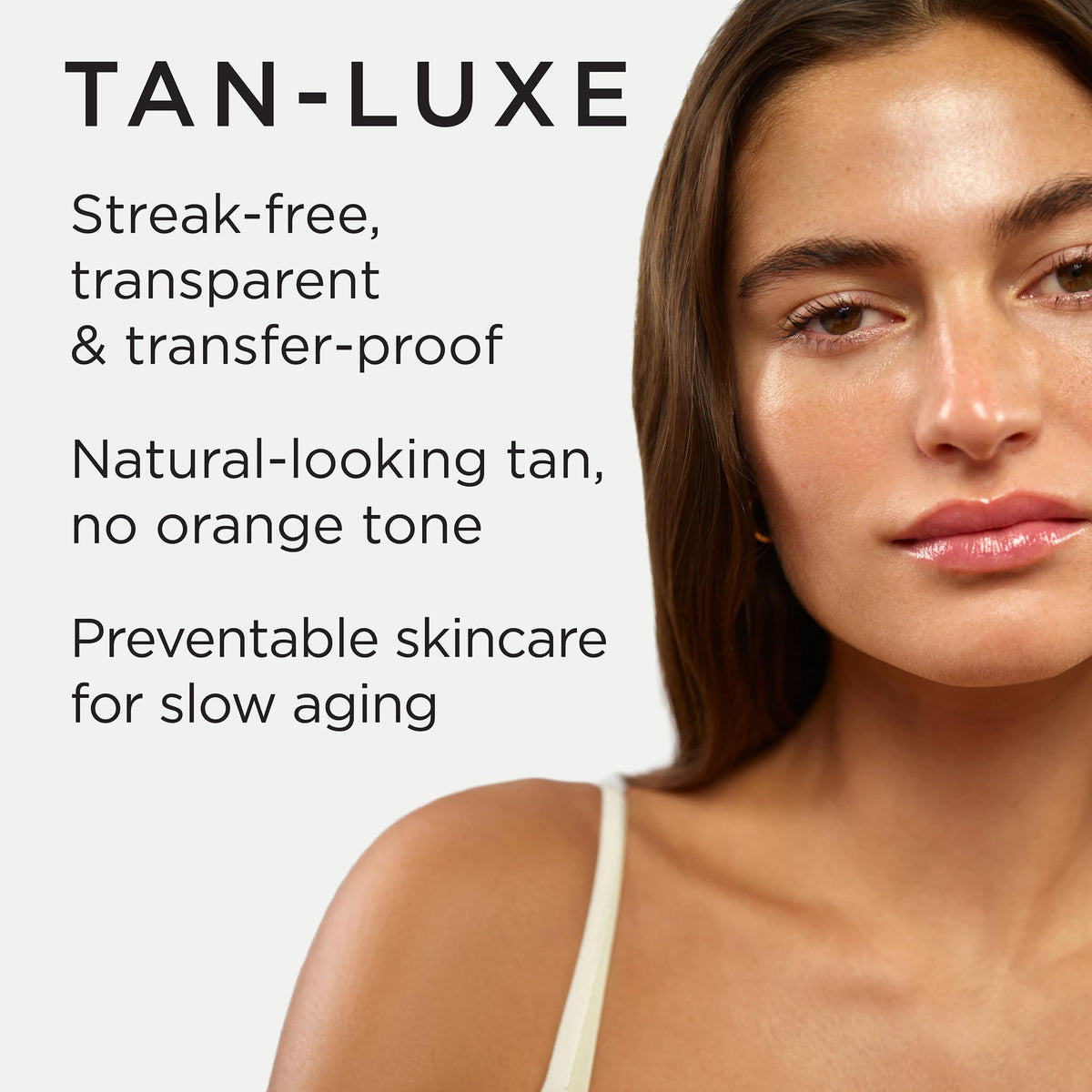 TAN-LUXE The Gradual Tan Lotion 8.45 Fl. Oz side view showing packaging