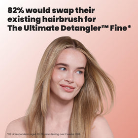 TANGLE TEEZER Fine Ultimate Detangler Brush in a lifestyle setting
