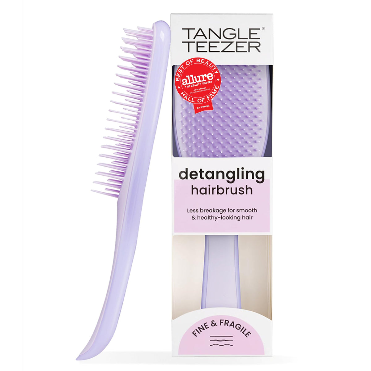 TANGLE TEEZER Fine Ultimate Detangler Brush in Hypnotic Heather front view