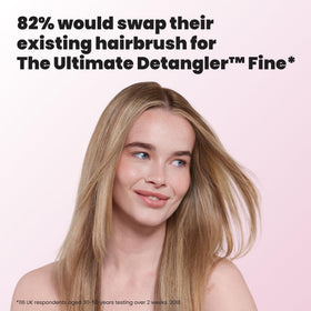 TANGLE TEEZER Fine Ultimate Detangler Brush with hair products