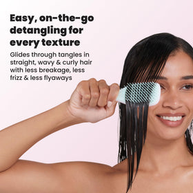 TANGLE TEEZER Mini Hair Brush being used on hair