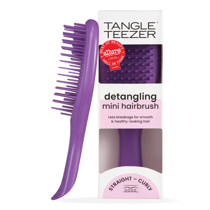 TANGLE TEEZER Mini Hair Brush Fresh Purple front view