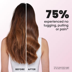 TANGLE TEEZER Mini Hair Brush on a vanity
