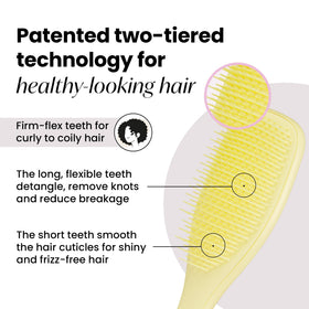 TANGLE TEEZER Plant-Based Ultimate Detangler Curly Hair Brush back view