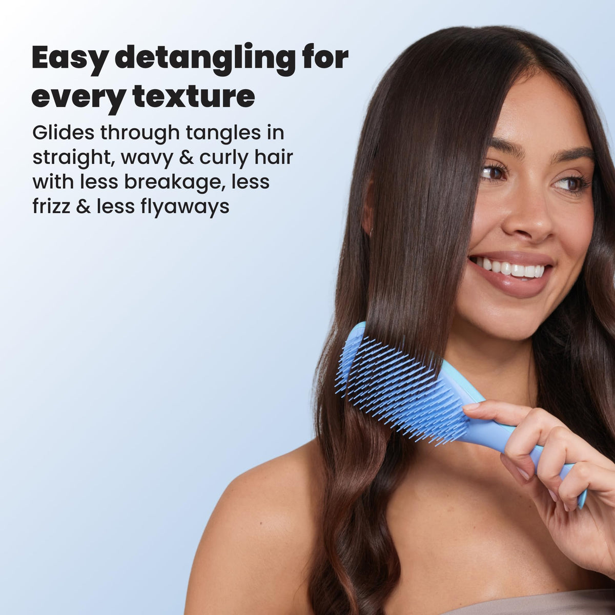 TANGLE TEEZER Ultimate Detangler Brush being used on wet hair