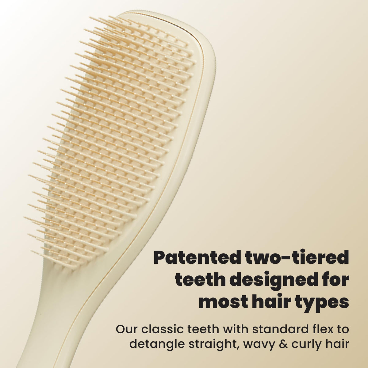 TANGLE TEEZER Ultimate Detangler Brush Cappuccino side view
