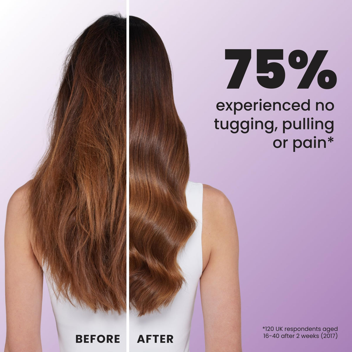 TANGLE TEEZER Ultimate Detangler Brush displayed with hair products
