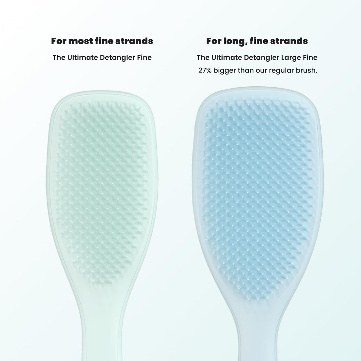 TANGLE TEEZER Ultimate Detangler Brush lifestyle scene with user