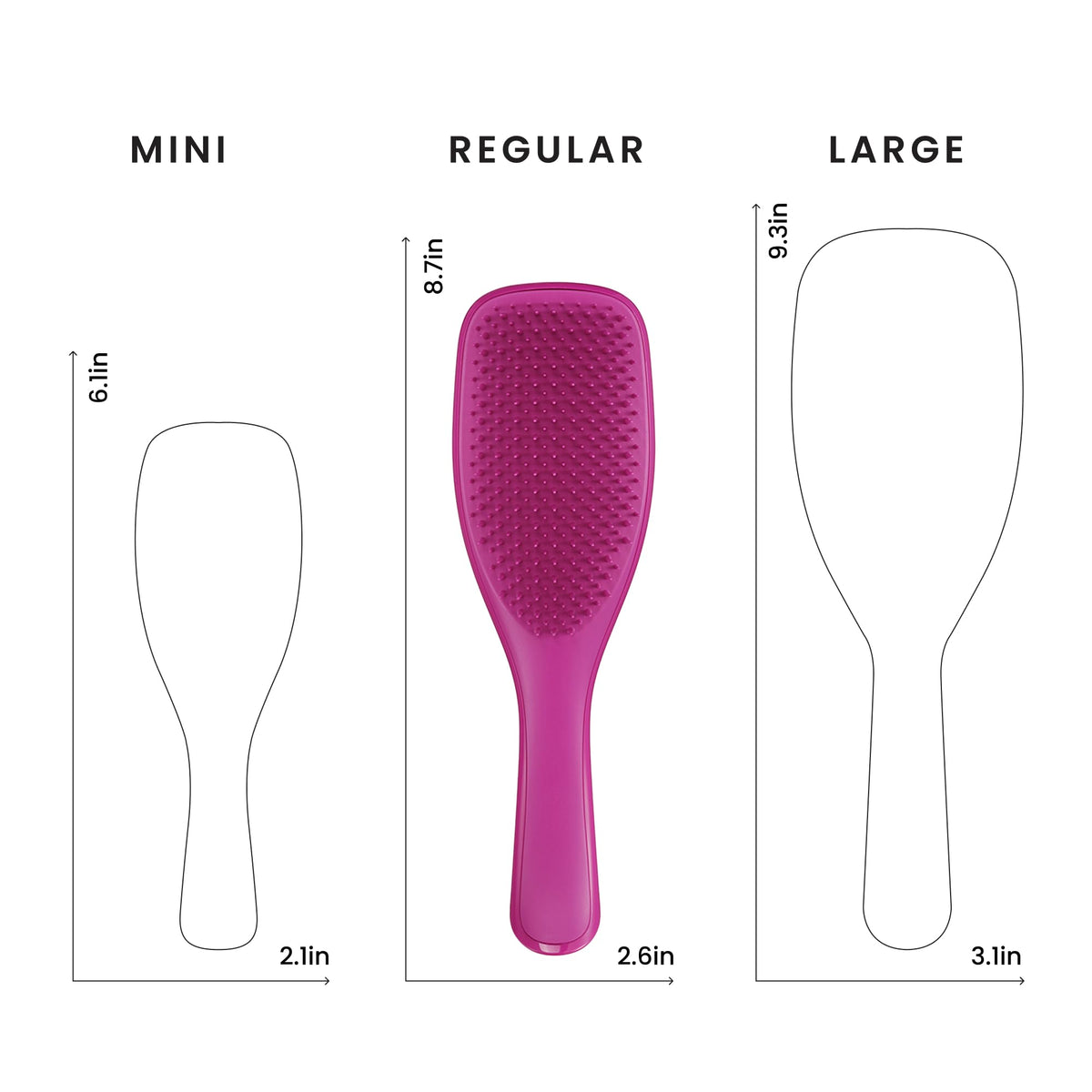 TANGLE TEEZER Ultimate Detangler Brush Raspberry lifestyle scene