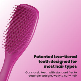 TANGLE TEEZER Ultimate Detangler Brush Raspberry side view