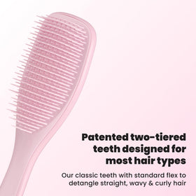 TANGLE TEEZER Ultimate Detangler Brush showing the two-tiered teeth design