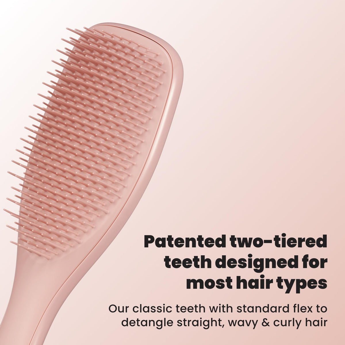 TANGLE TEEZER Ultimate Detangler Brush Summer Rose side view