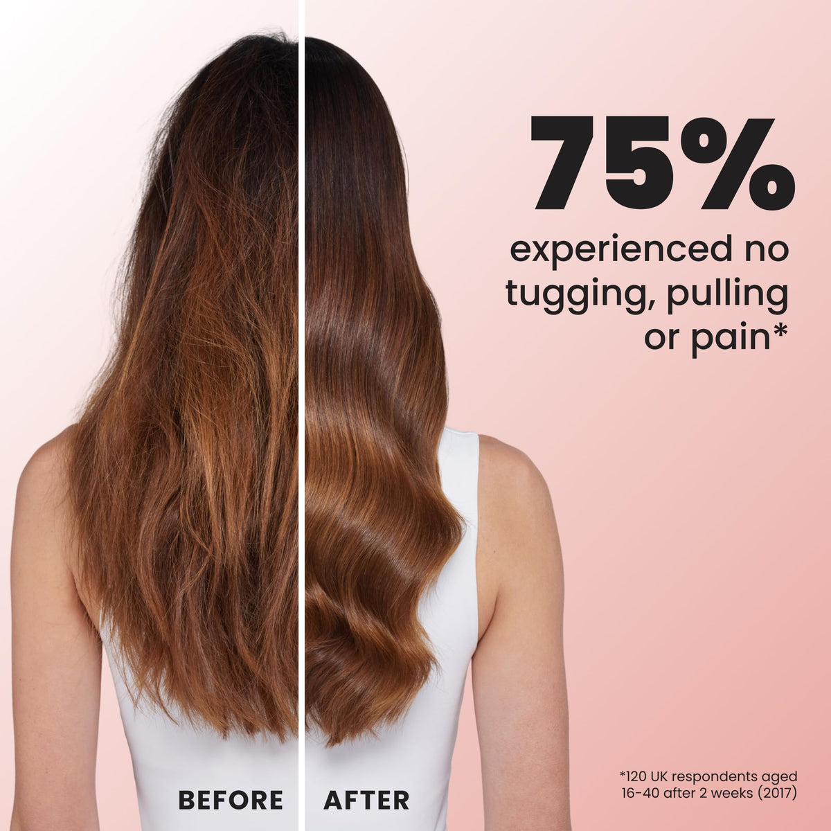 TANGLE TEEZER Ultimate Detangler Brush with hair product