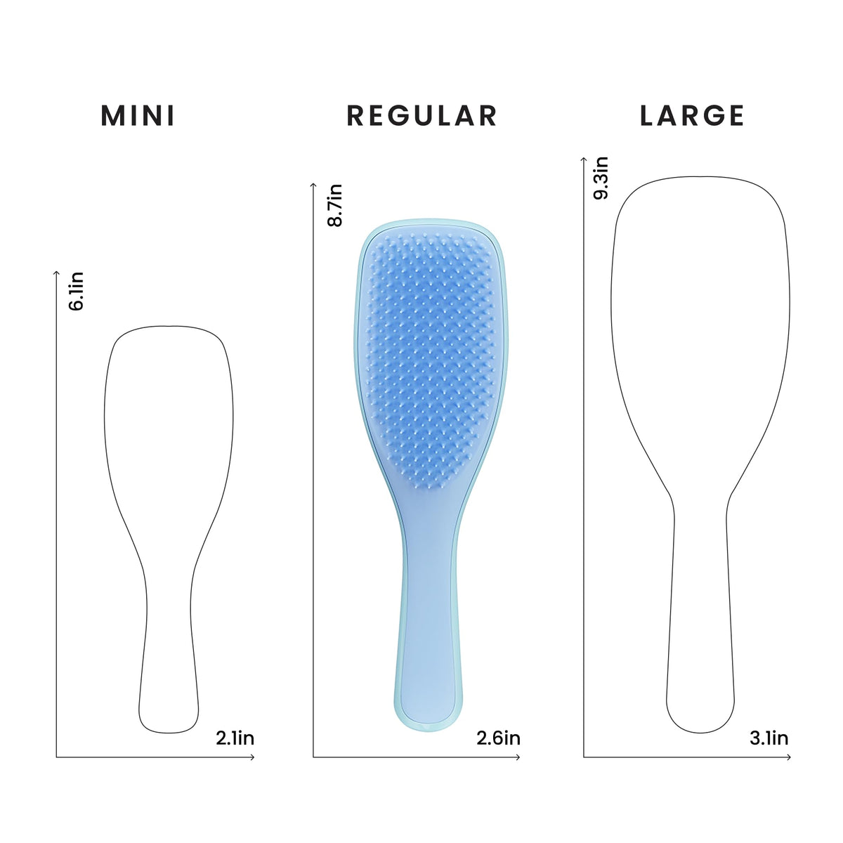 TANGLE TEEZER Ultimate Detangler Brush with hair products in background