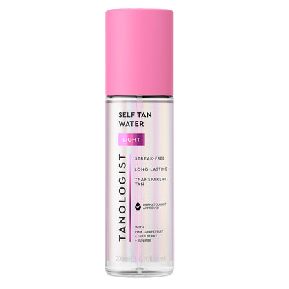 Tanologist Self Tan Water 200ml front view