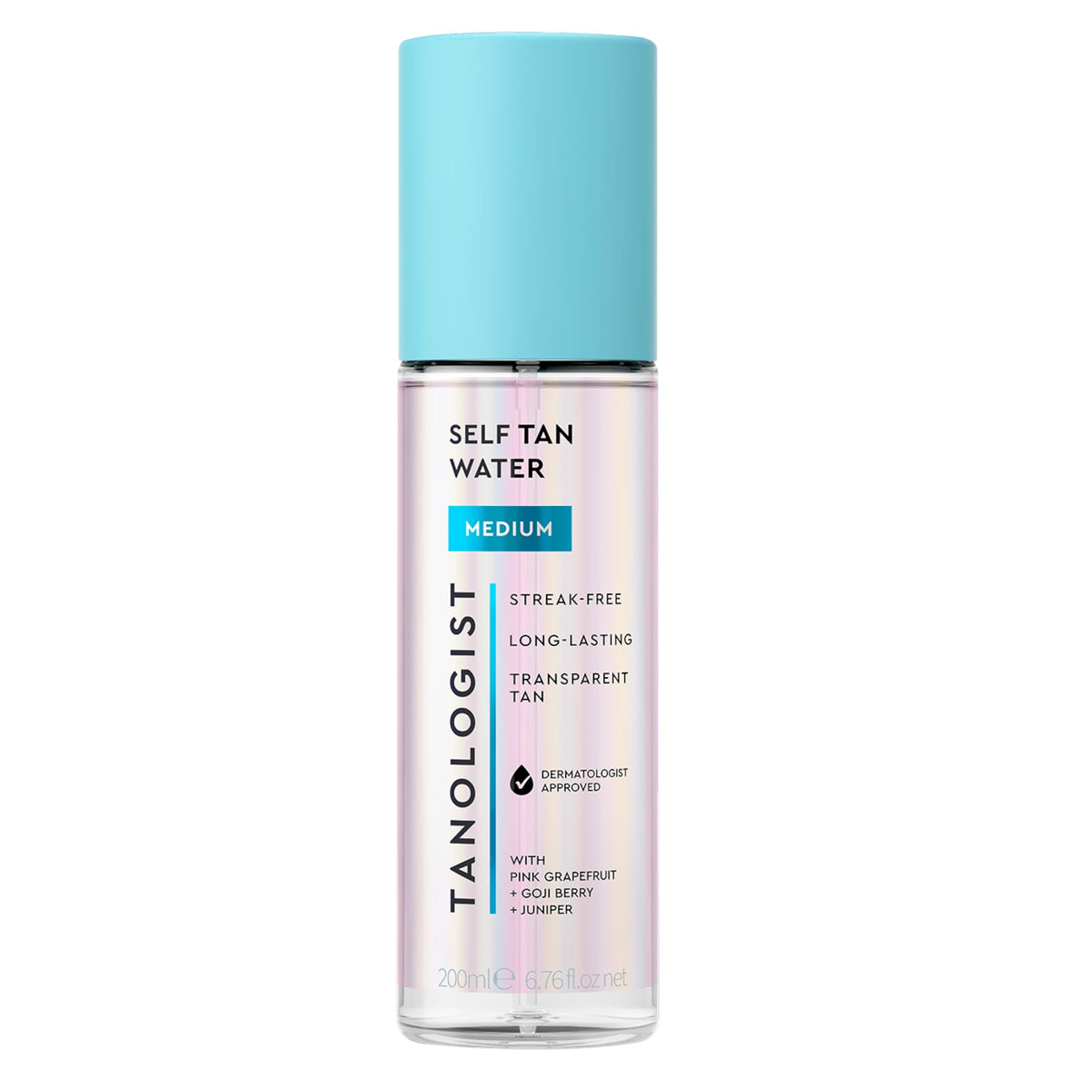 Tanologist Self Tan Water 6.76 Fl Oz clear tanning mist front view