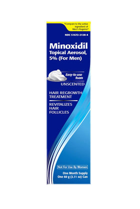 TARO Minoxidil for Men 5% 2.11 Oz top view