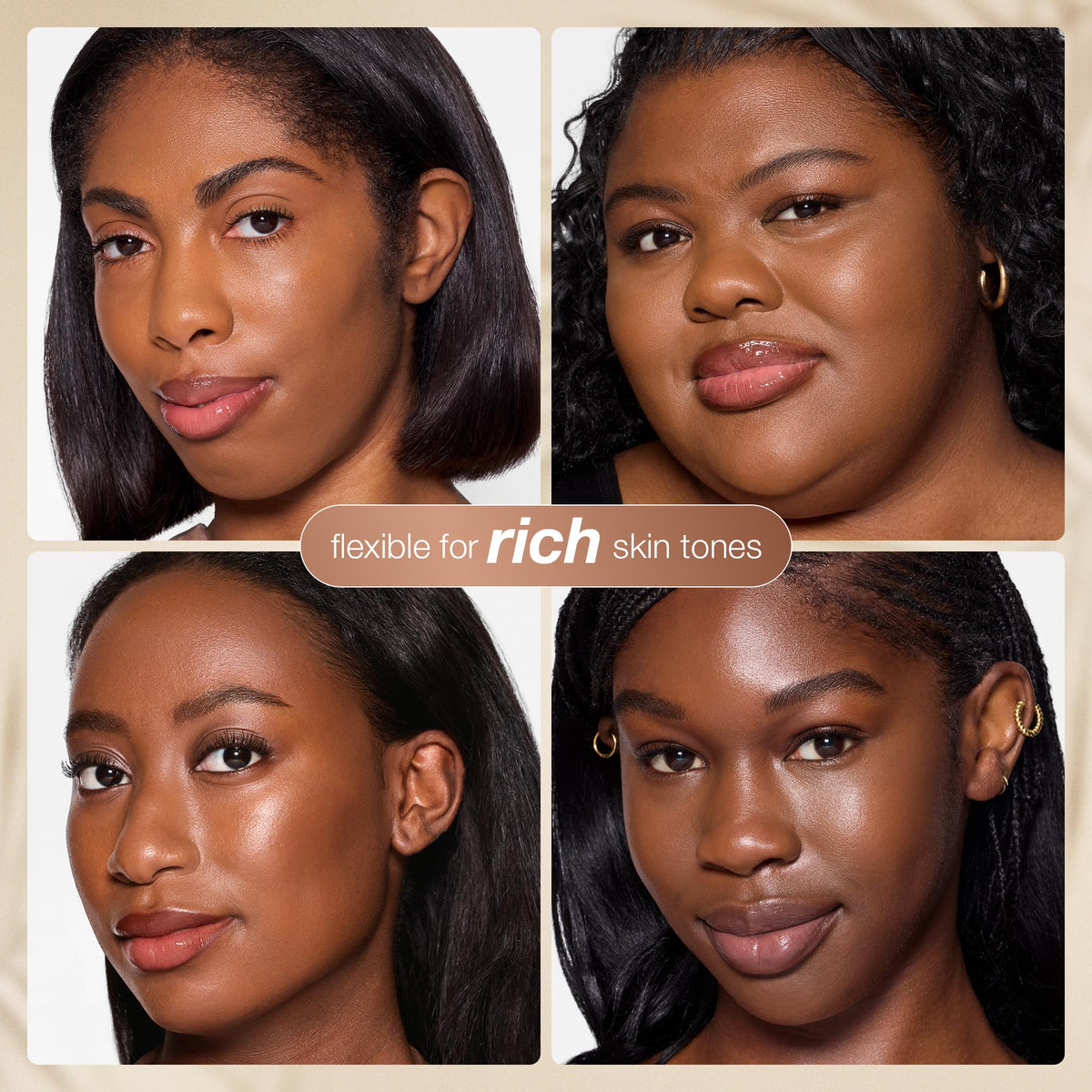 tarte CC Tinted Serum blended on skin