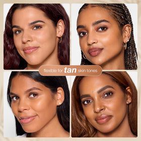 tarte CC Tinted Serum tan texture on skin