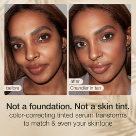 tarte CC Tinted Serum texture on hand