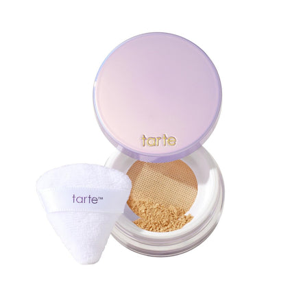 tarte Creaseless Setting Powder travel size in Honey shade