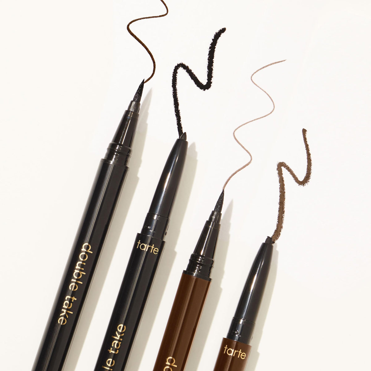 tarte Double Take Eyeliner with makeup brushes