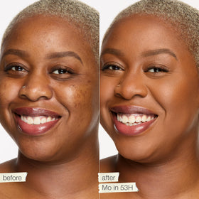 tarte Face Tape Foundation showing natural matte finish