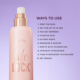 tarte Life Lock Hydrating Setting Spray close-up of nozzle