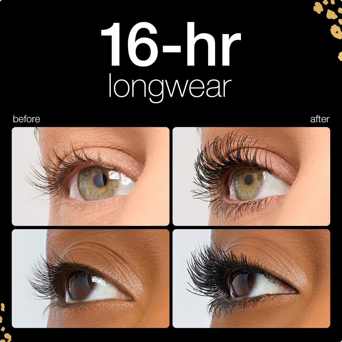 tarte Maneater Mascara applied on model's lashes