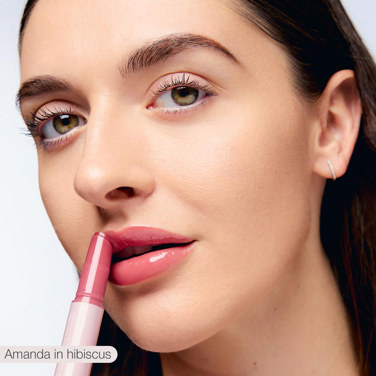 tarte Maracuja Juicy Lip Balm Gloss Fig swatch on skin